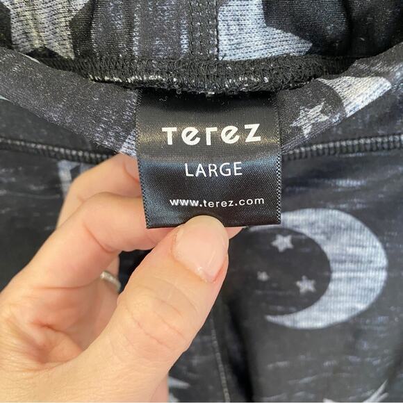 Zara Terez Celestial Moon, Star, Lightning Bolt Leggings Size Large - Picture 5 of 7